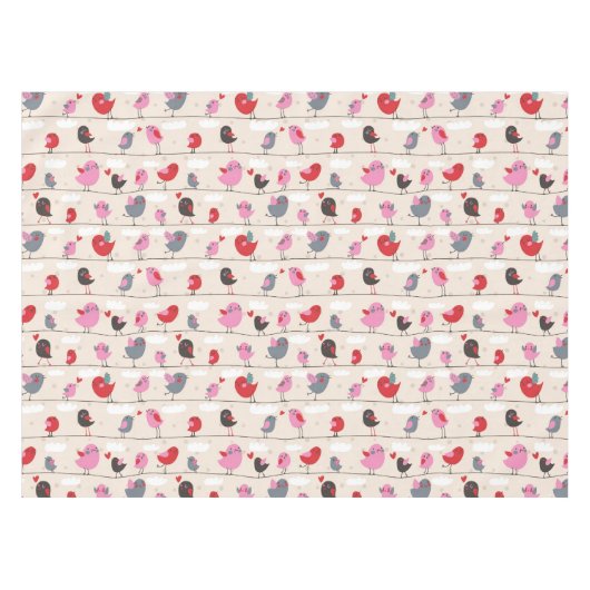 愛の鳥 テーブルクロス (正面(横))