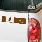 愛の鳥 バンパーステッカー (トラック上)