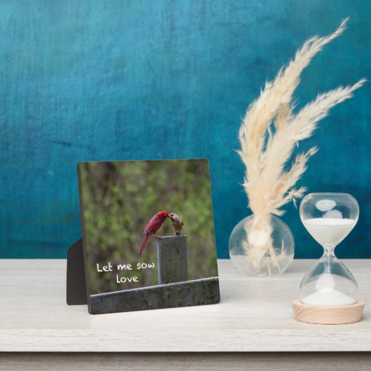 愛の鳥 – フォトプラーク (インサイチュ)