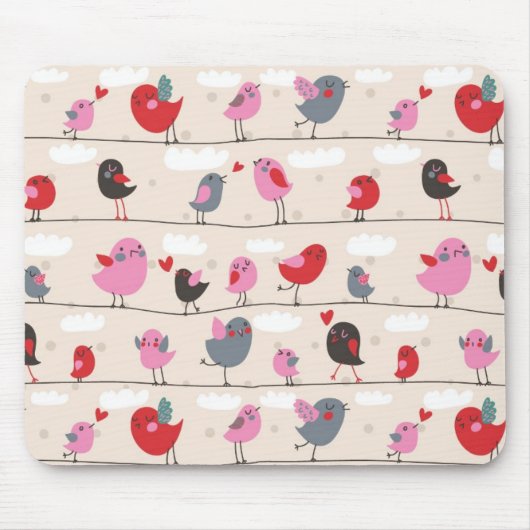 愛の鳥 マウスパッド (正面)