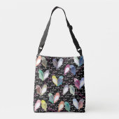 愛の鳥 – 多くの – 白い愛 – ピンクのライン – トート (裏面)