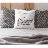 愛の鳥，家族に追加することを期待して クッション