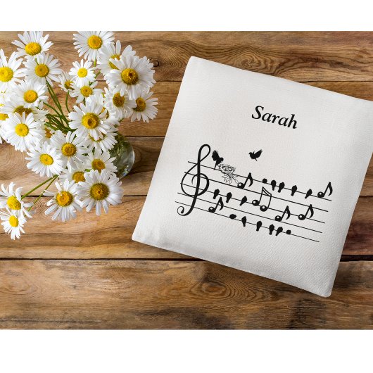 愛の鳥，家族に追加することを期待して クッション