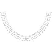 愛の鳥，家族に追加することを期待して バンティングフラッグ (全)