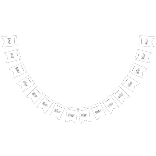 愛の鳥，家族に追加することを期待して バンティングフラッグ (全)