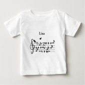 愛の鳥，家族に追加することを期待して ベビーTシャツ (正面)