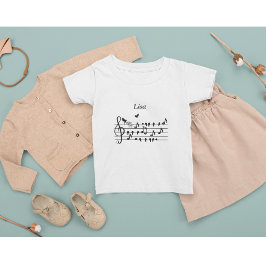 愛の鳥，家族に追加することを期待して ベビーTシャツ