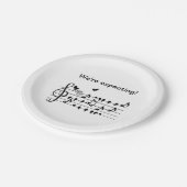 愛の鳥，家族に追加することを期待して ペーパープレート (アングル)