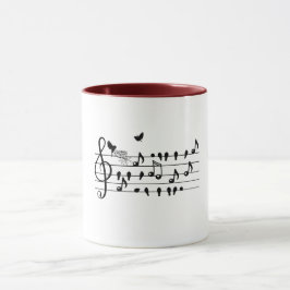 愛の鳥，家族への追加を期待 マグカップ