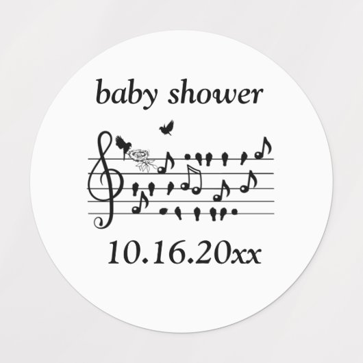 愛の鳥，家族への追加を期待 ラベル (デザイン2)