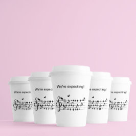 愛の鳥，家族への追加を期待 紙コップ