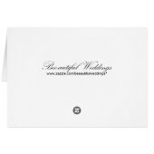 愛の鳥、招待カード。 (裏面横)