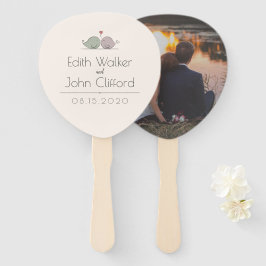 愛の鳥 | Romantic Vintage Wedding ハンドファン