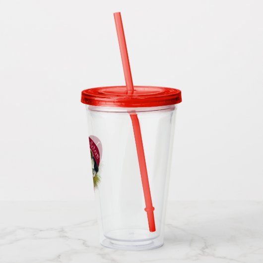 愛の鶏 アクリルタンブラー (左)