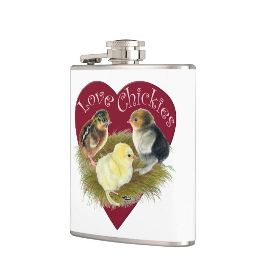 愛の鶏 フラスク (左)