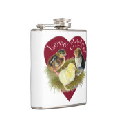 愛の鶏 フラスク (右)