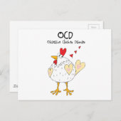 愛の鶏 ポストカード (正面/裏面)