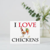 『愛の鶏』 ポストカード (スタンド正面)