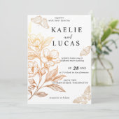 "愛の黄金の開花結婚" 招待状 (スタンド正面)