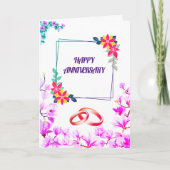 愛の10年祝一緒に" 招待状 (正面)