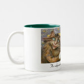 愛の2匹の猫 ツートーンマグカップ (左)