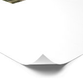 愛の4つの写真シンプルモダンなパーソナライズされたギフト ポスター (コーナー)