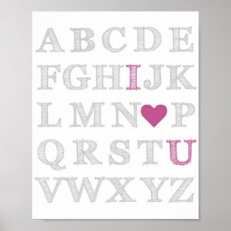 愛のABC ポスター