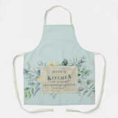 愛のBurlapママのキッチンで味付け エプロン (正面)