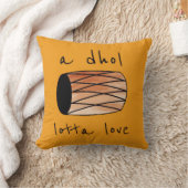 "愛のdholのロット"枕 クッション (ブランケット)