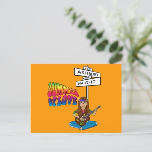 愛のHaight Ashburyの夏 ポストカード (スタンド正面)