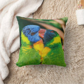 愛のLorikeets クッション (ブランケット)