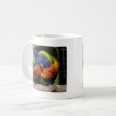 愛のLorikeets コーヒーマグカップ (正面左)