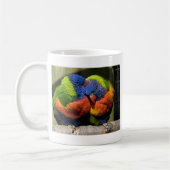 愛のLorikeets コーヒーマグカップ (左)