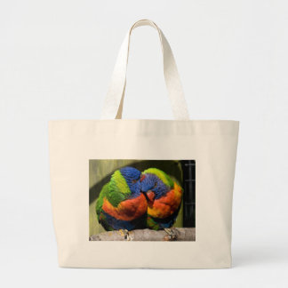 愛のLorikeets ラージトートバッグ