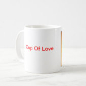 愛のSathya Saiのババのコップ コーヒーマグカップ (正面左)