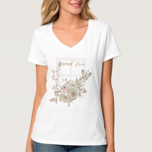 愛のTシャツを広める Tシャツ (正面)