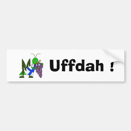 愛のUFFDAH St. Urhoのバンパーステッカー バンパーステッカー (正面)