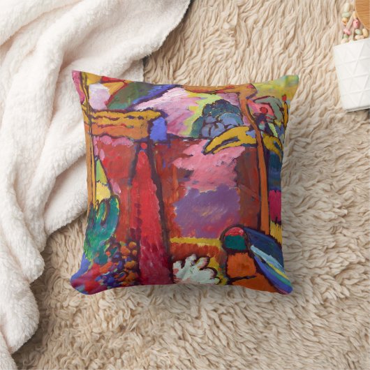 愛のVasily Kandisnkyの庭 クッション (ブランケット)