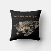 愛はあります。子猫の菓子 クッション (裏面)