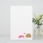 愛はあるためにおもしろいなハリネズミ意味されません 便箋 (スタンド正面)