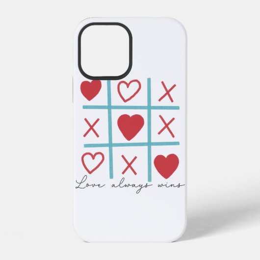 愛はいつも勝つ iPhoneケース (裏面)