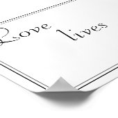 愛はここにポスターを描く ポスター (角)