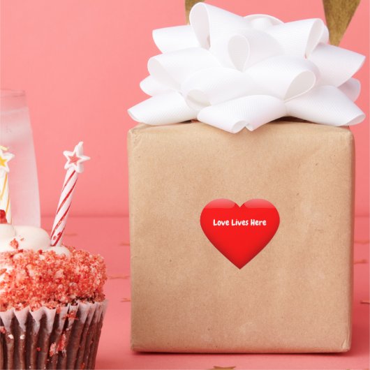 愛はここに住む ハートシール (パーティー)