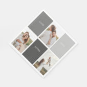 愛はここに住む |写真家族の贈り物3 スタンダードランチョンナプキン (角)