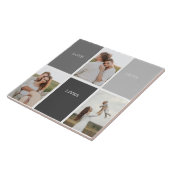 愛はここに住む |写真家族の贈り物3 タイル (側面)