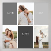 愛はここに住む |写真家族の贈り物3 ポスター (正面)