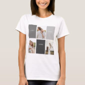 愛はここに住む |写真家族の贈り物3 Tシャツ (正面)