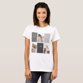 愛はここに住む |写真家族の贈り物3 Tシャツ (正面フル)