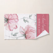 愛はここに住んでいる ネーム ハンドタオル (ハンドタオル)