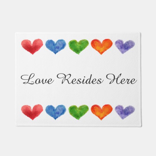 愛はここに在る ドアマット (正面)